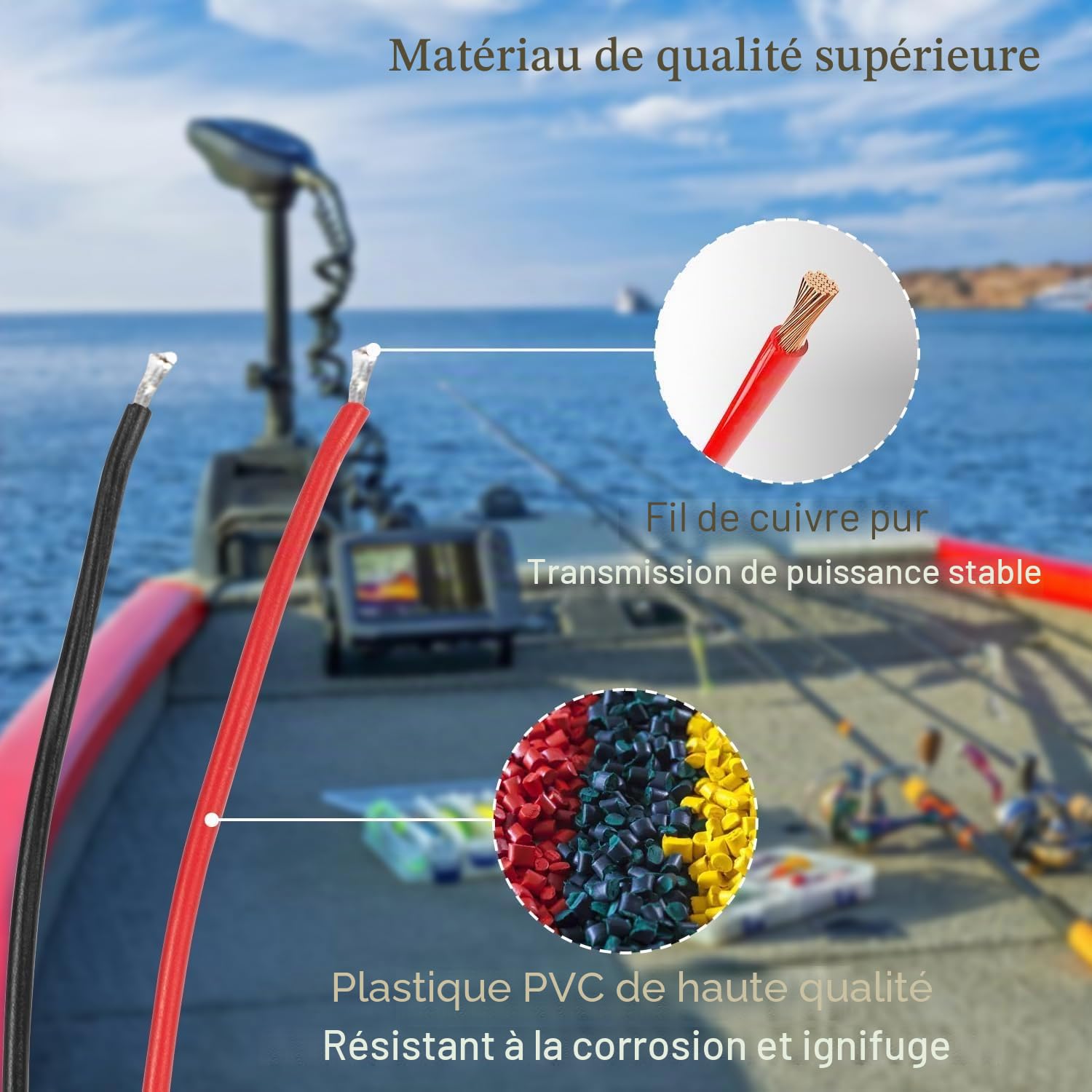 000-14172-001 Câble d'alimentation HOOK²/Reveal/Cruise pour équipement électrique de bateau de 5, 7, 9 et 12 pouces. Convient aux pêcheurs Lowrance Hook2-5-7-9-12