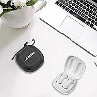 Vista 7 de RLSOCO Funda rígida para dispositivo de traductor Timekettle WT2 Edge/W3 Funda organizadora de viaje a prueba de golpes, a prueba de polvo