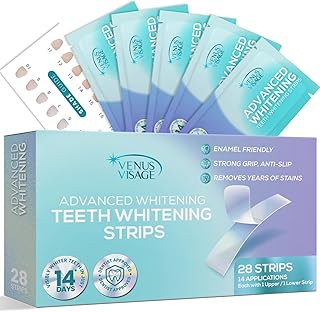 Teeth Whitening Strips 28 Strips (14 Pack), Professional Effects, Teeth Whitening Strip Kit, Reduced Sensitivity White Strips for Teeth Whitening, Dental Teeth Whitening Strips Kit (Mint)