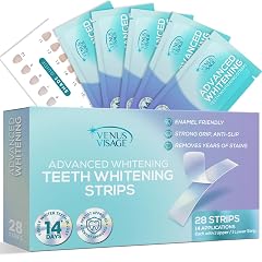 Venus Visage Teeth Whitening Strips 14 Pack - 28 pcs White Strips for Teeth Whitening - Professional Formula