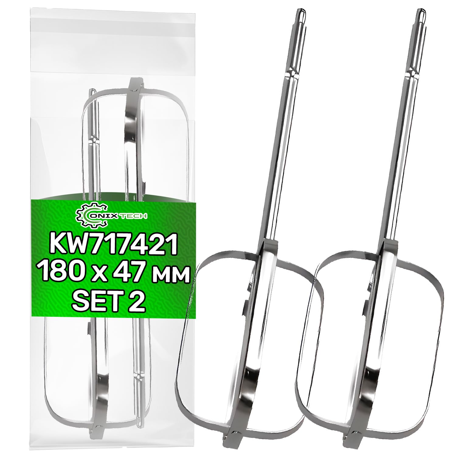 ONIX TECH 2 Piezas Varillas para Batidora de Mano con Código Original KW717421 para Kenwood - Garantía de 5 Años