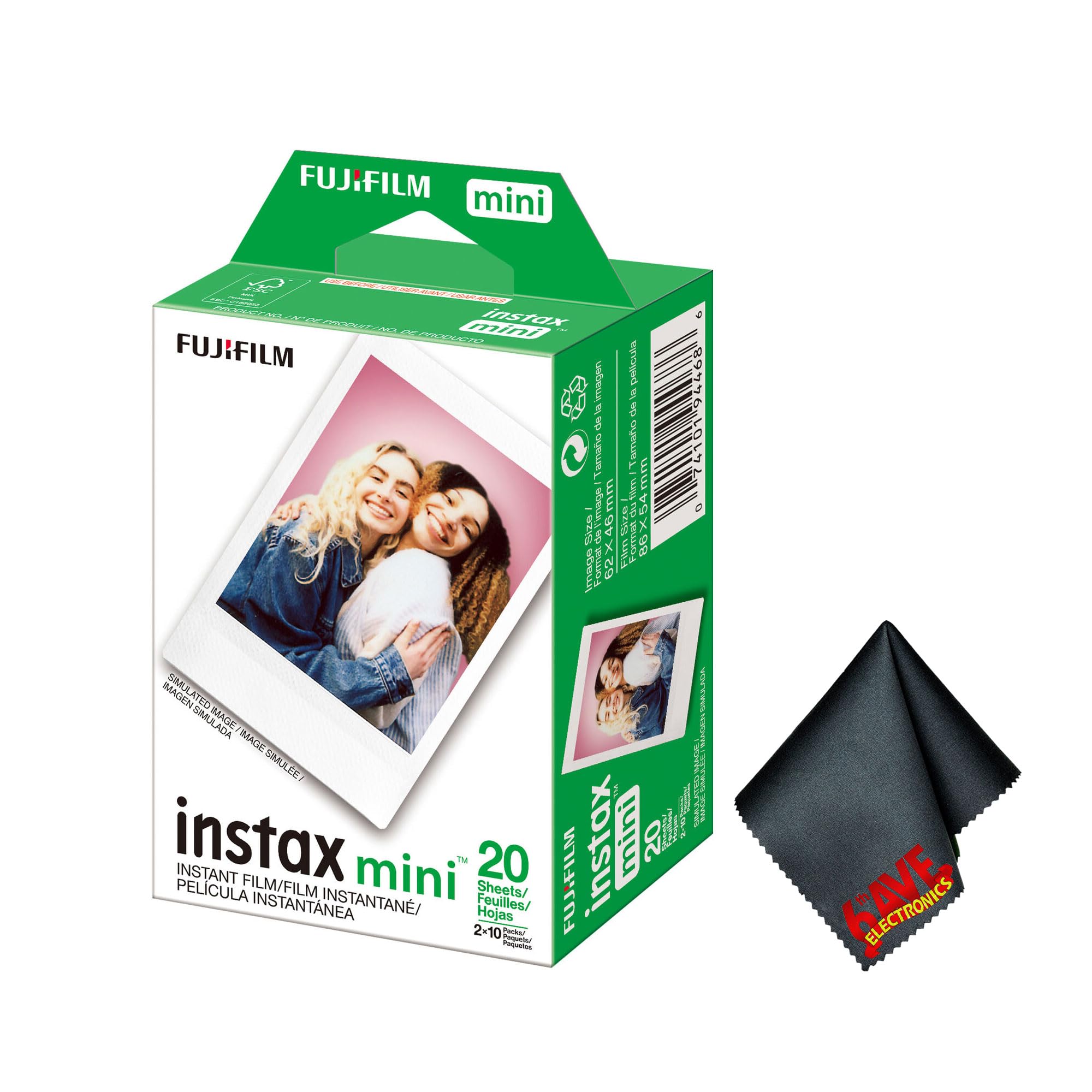 Amazon.com : Fujifilm Instax Mini Instant Camera Film (20 Photo