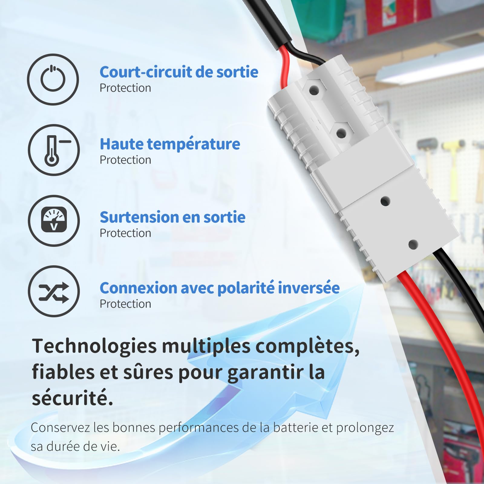 Redodo Batterie Lithium 12V 100Ah + Chargeur Batterie 12V 10A Énergie 1280Wh BMS 100A 10 Heures pour Une Charge Complète pour Camping-Car Bateau Système Solaire Hors Réseau