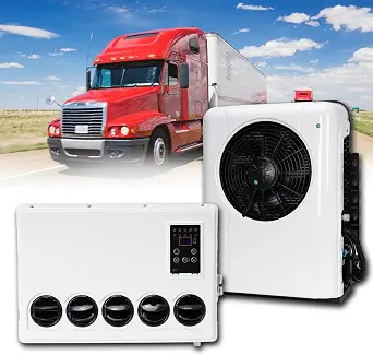 DC 12V RV Air Conditioner, 12000 BTU Split Truck A/C Unit, Fast Cooling