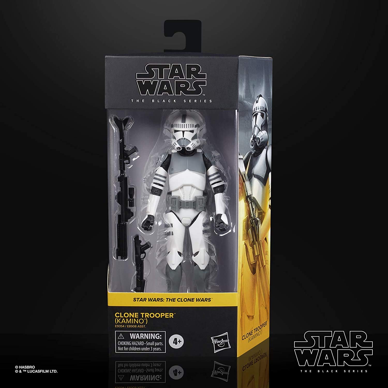 Star Wars The Black Series Clone Trooper (Kamino) Spielzeug 15,2 cm Maßstab The Clone Wars Sammelfigur für Kinder ab 4 Jahren