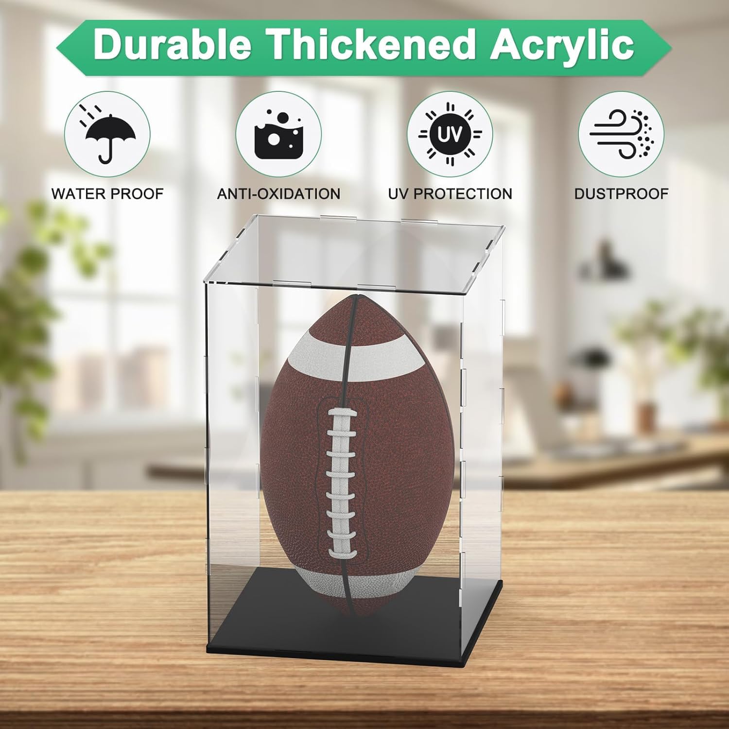 NIYANETAIL DIY Clear Acrylic Display Case β Dustproof Self-Assembly Box for Action Figures, Models, Statues, Collectibles, Dolls & Toys | Home Storage & Showcase (8 x 8 x 12 Inch) 1