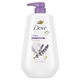 Body Wash with Pump Relax Lavender Oil & Chamomile For 24hr Lotion-Soft Skin Moisturizing Skin Cleanser with No Sulfates No Parabens 30.6 Oz
