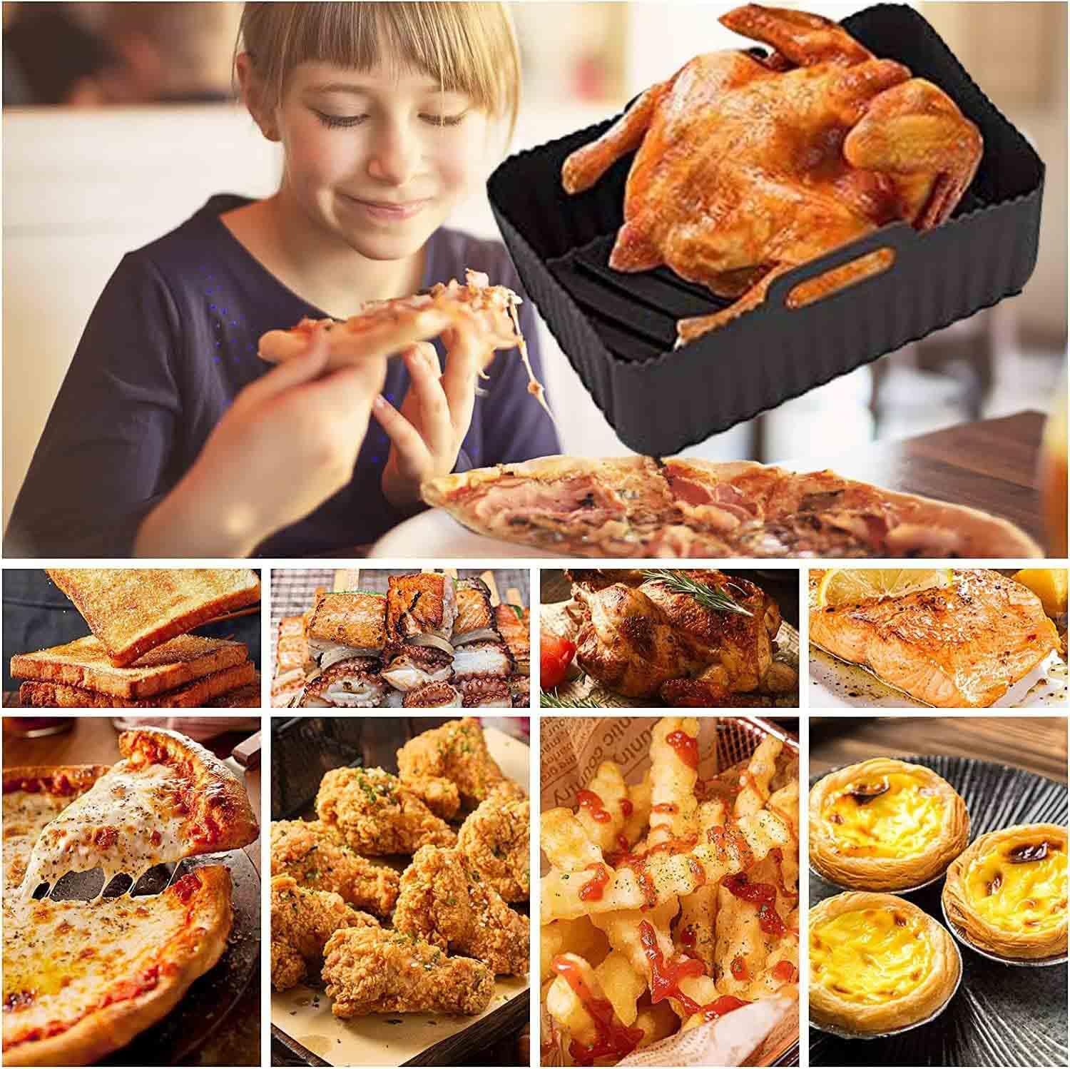 Doublure En Silicone Pour Friteuse Ninja Dual Air Fryer, Doublures