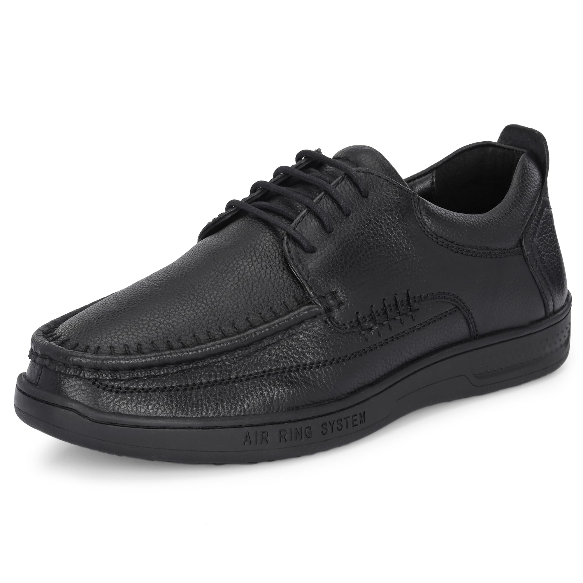 blue leather by centrino Genuine Leather Slip-On Men's Formal Shoe |Stylish with Soft Cushioned Insole |Trendy Non Lace-Up Design |Durable Leather with Anti-Skid Sole | Perfect for Formal Wear (3985)-picture-58