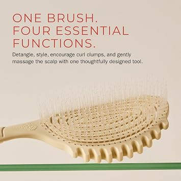 Bounce Curl Detangle Define EdgeLift Brush - Shortbread