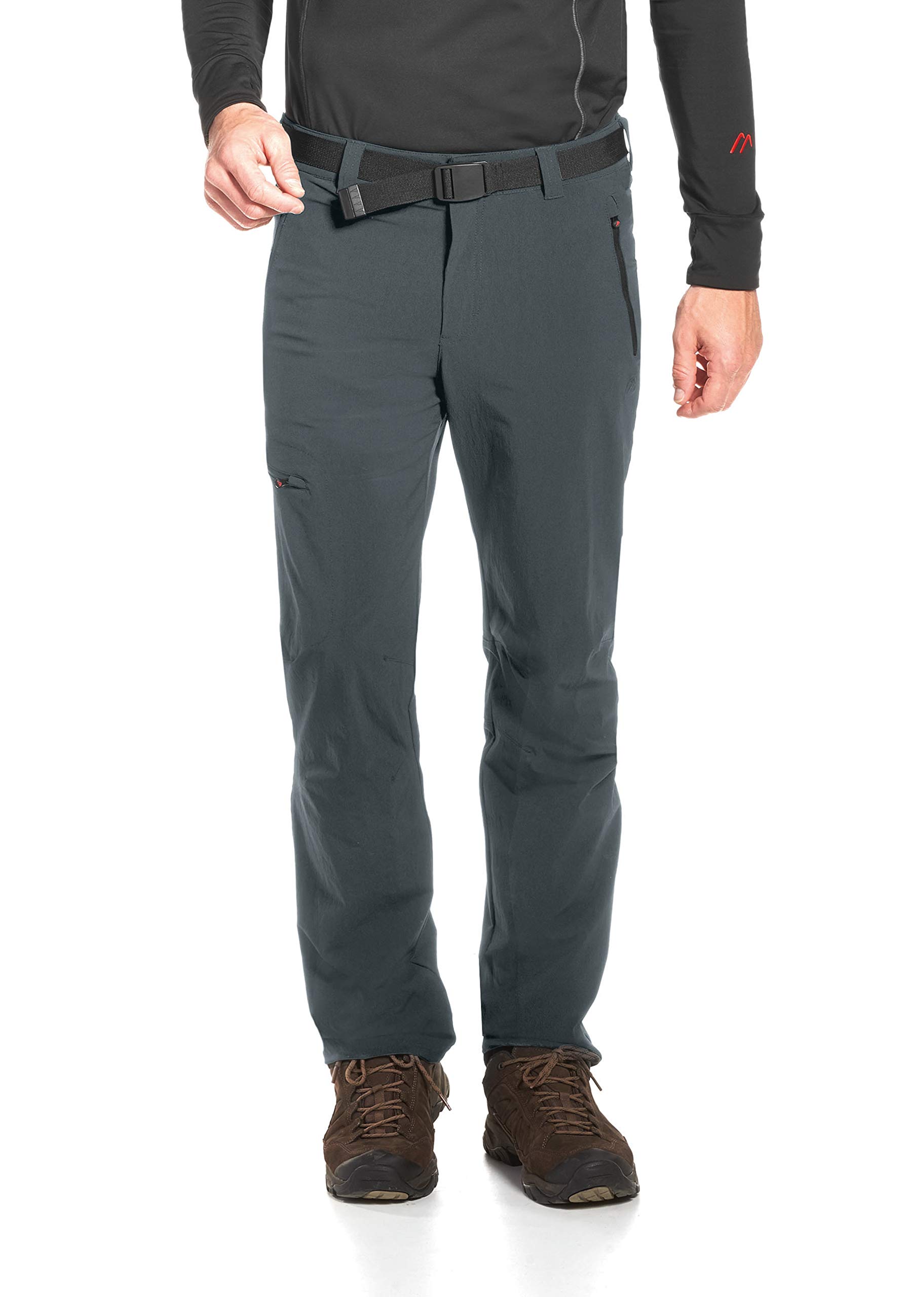 maier sports Men's Oberjoch Hiking Pants, Lined Outdoor Pants, Elastic Trekking Pants Graphite, Charcoal, 36W / 32L - Image 3