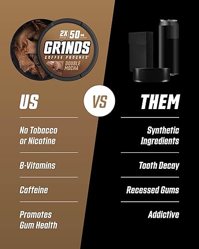 Miniatura 5 de Grinds Coffee Pouches Top 4 Flavors Wintergreen, Caramel, Double Mocha, & Vanilla 1 Pouch eq. 1/4 Cup of Coffee (Top 4 Flavors)