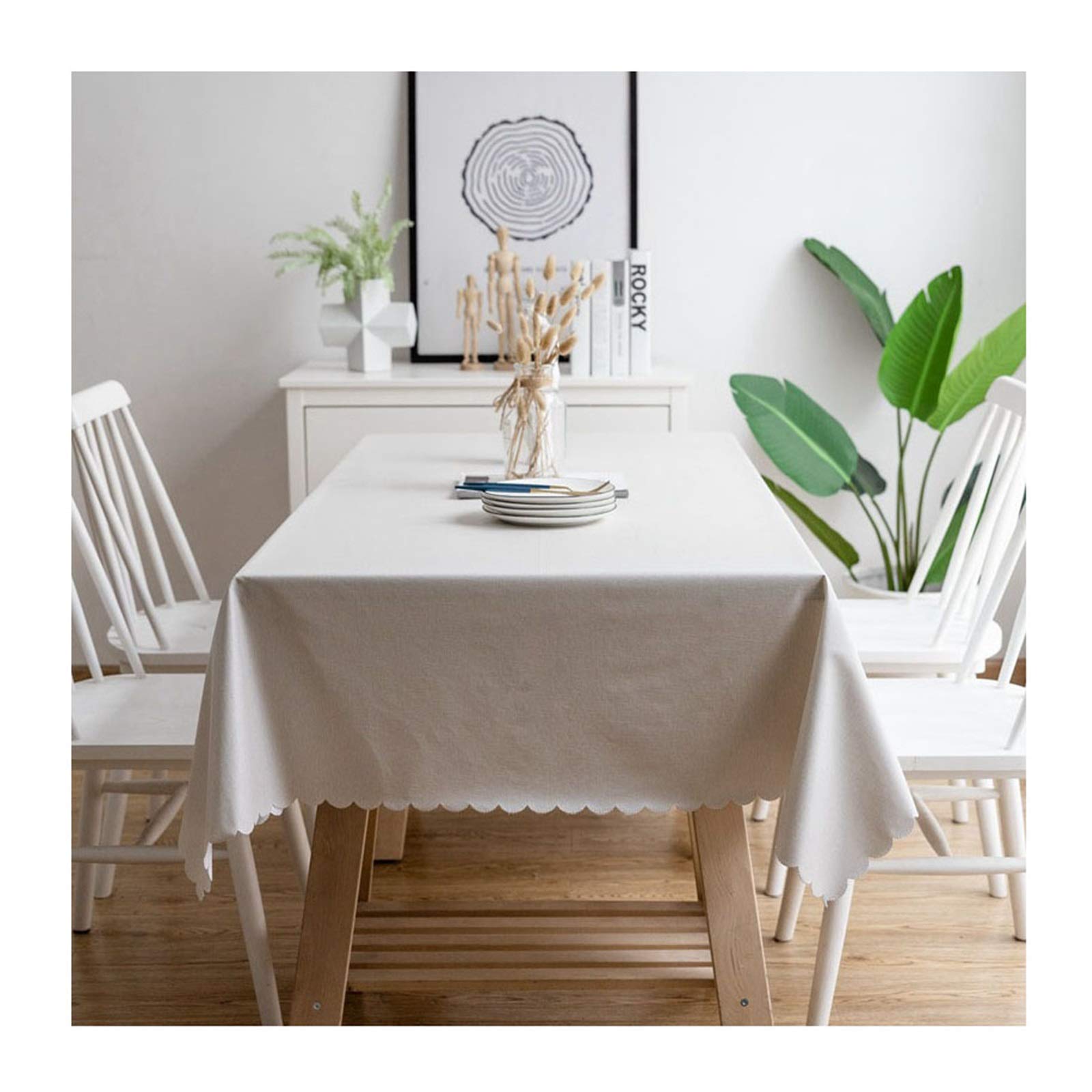Nappe toile de fond décorative PVC 140x140 cm couleur pure moderne