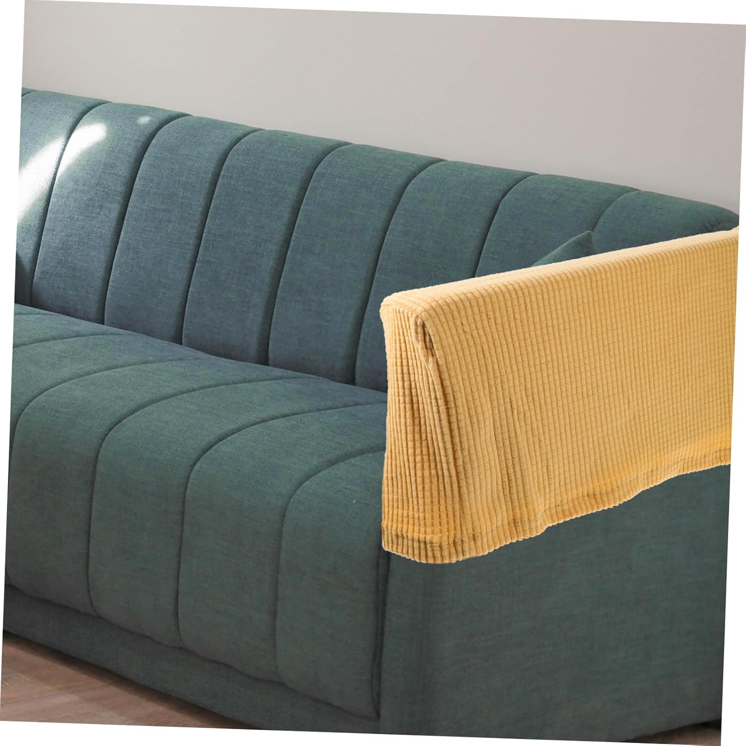 PRETYZOOM 5pairs Stretch Sofa Armrest Covers Washable Couch Arm Protectors Furniture Slipcovers