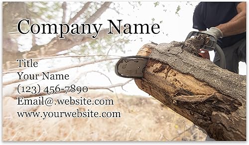 Vista 10 de Tarjetas de visita personalizadas, 3.5 x 2 pulgadas, paquete de 100 tarjetas gruesas y resistentes de 14 puntos, cuidado del césped, remoción