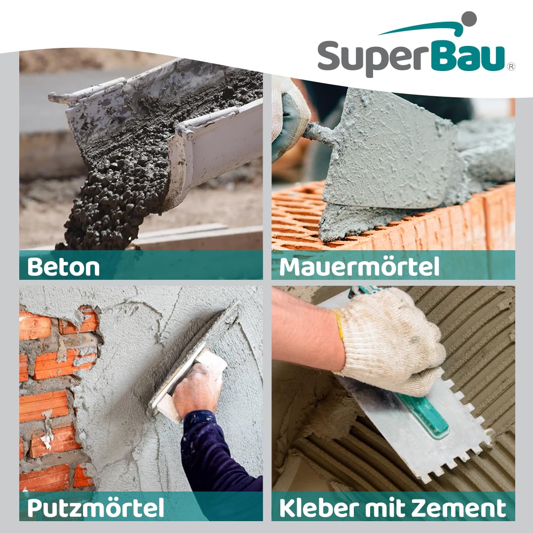 Plastyfikator do betonu 5 l (około 1000kg cememtu) płynny dodatek do betonu, jastrychu, zaprawy i kleju cementowego, nie zawiera chloru – chroni przed korozją metalu