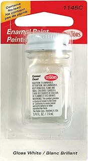 Testors Enamel Paint, Gloss White, 1/4 oz