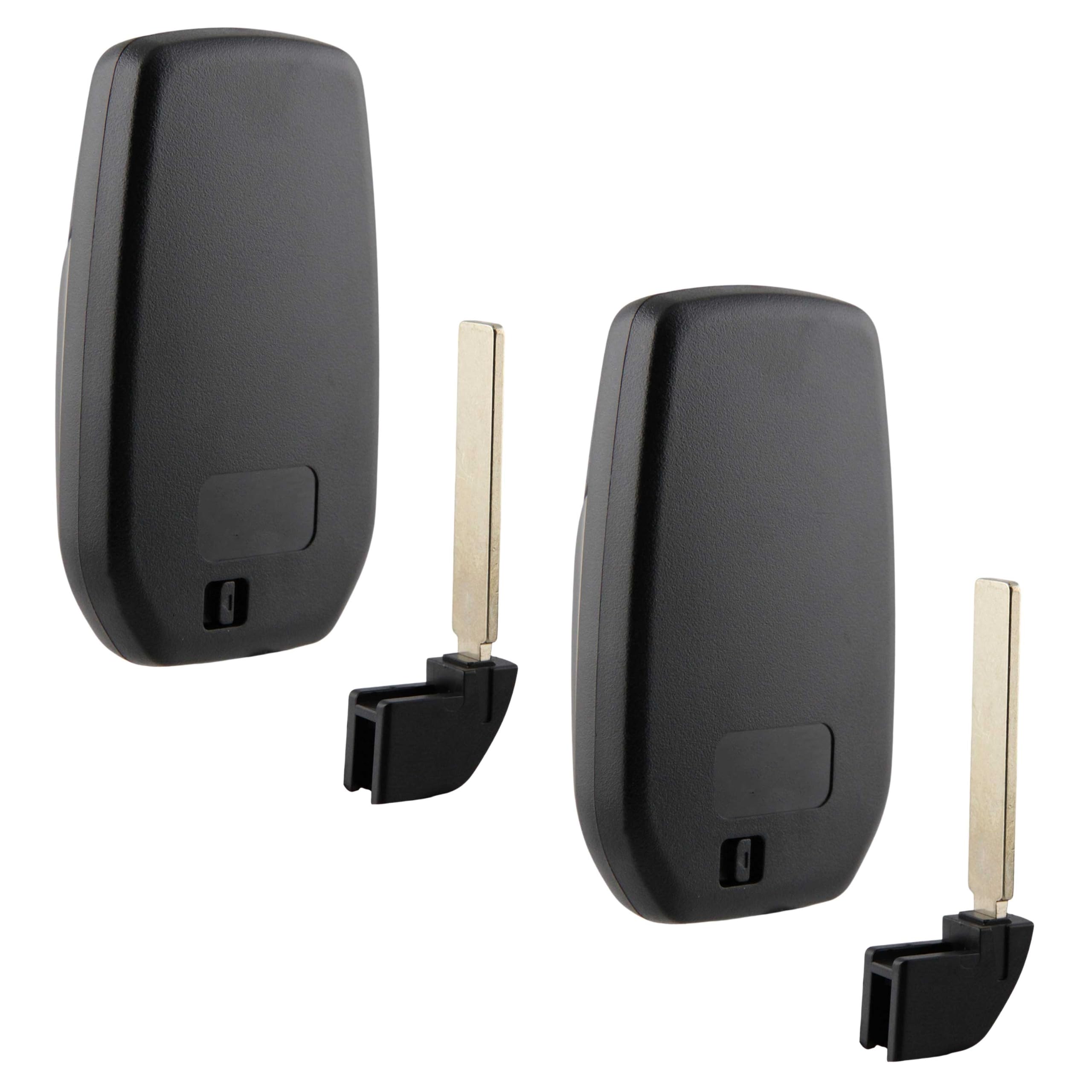 2 x telecomando telecomando SUV 4 pulsanti di ricambio per Toyota Land Cruiser 2018 2019 (HYQ14FBA, 89904-60M80)