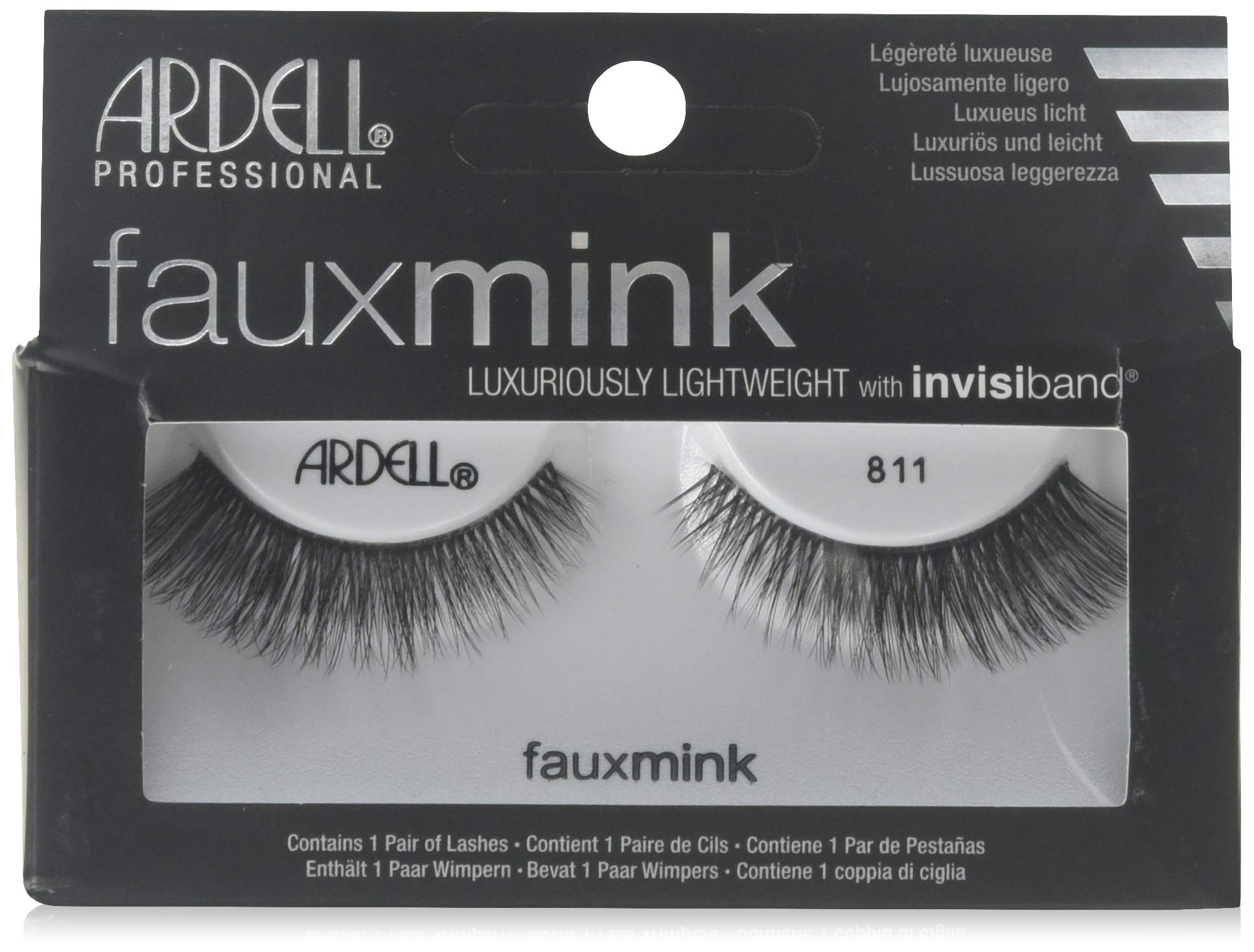 Faux Mink Eye Lashes 811, Black