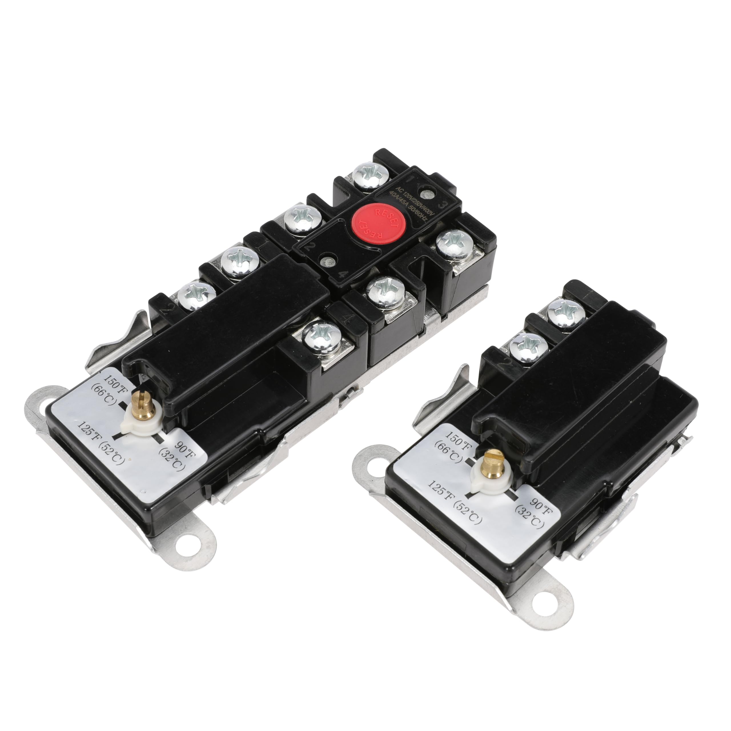 Termostato para calentador de agua superior e inferior unrulysoul EWH 00, kit de encendido para calentador de agua eléctrico Whirlpool para calentador de agua Kenmore compatible con TOD y APCOM, color negro