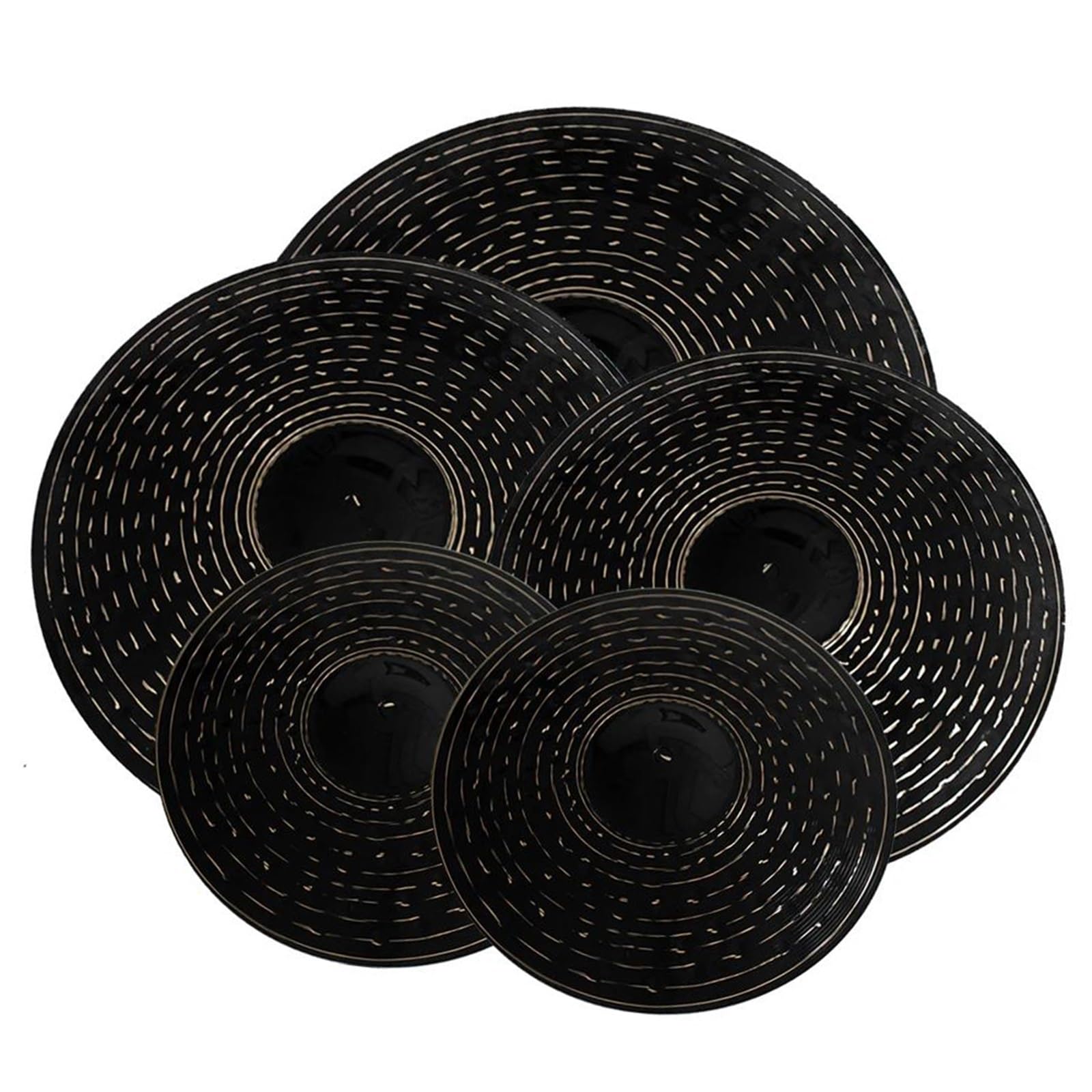 Platillos Juego De Platillos B8 14"Hi-Hat+16" Crash+18"Crash+20"Ride+bolsa Para Batería