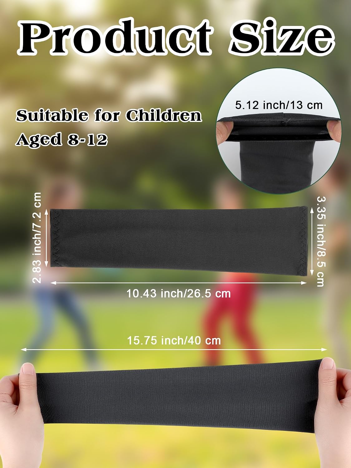 Newcotte 12 Pairs Kids Arm Sleeves image 3