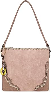 Montana West Fringe Shoulder Bag for Women Western Tooled Hobo Tote Bag Purses