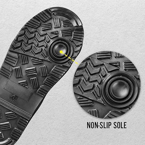 Miniatura 4 de Reusable Boot Shoe Covers with Reflector Zipper Elastic Bands, Foldable Non-Slip Water Resistant Protective Overshoes Cover for Rain Outdoor Sports