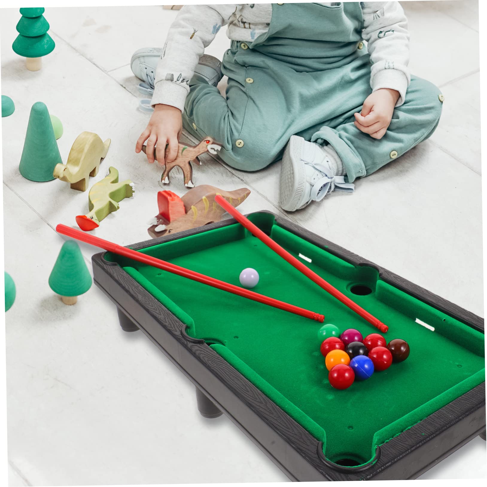 卓上ミニビリヤード台一式 Amazon | BinZyronic ミニビリヤード台 ポータブル卓上ゲーム 子供から