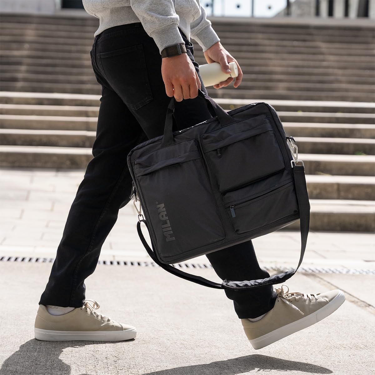 MILAN® Maletín para portátil colección Shadow, negro