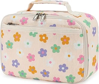 LEDAOU Lunch Bag Kids Insulated Lunch Box Girl Boy Insulated Reusable Lunch Bag for School Picnic Hiking Work