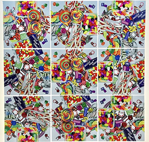 Scramble Squares Candy 9 Piece Challenging Puzzle - Ultimate Brain Teaser and Mind Game for Young and Senior Alike - Engaging and Creative With Beautiful Artwork - By B.Dazzle