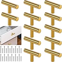 Vista 12 de Romeda Juego de 18 Piezas de Herrajes para Cajones - Pomos y Tiradores de 30mm en Negro para Cómodas y Cocinas con Tornillo