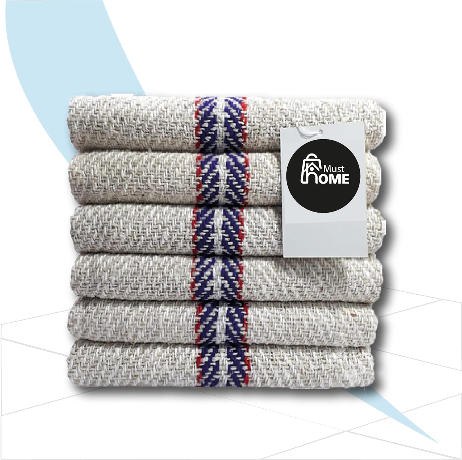 MustHome pocha for Floor Cleaning | Cotton Floor Cleaning Pocha Mop Cloth | Sweeping Cloth | Dusting Cloth | | pocha for Floor Cleaning | Floor Mop Cloth | 24 x 24 inch (8) (B0B6215ZH5) Amazon Price History, Amazon Price Tracker