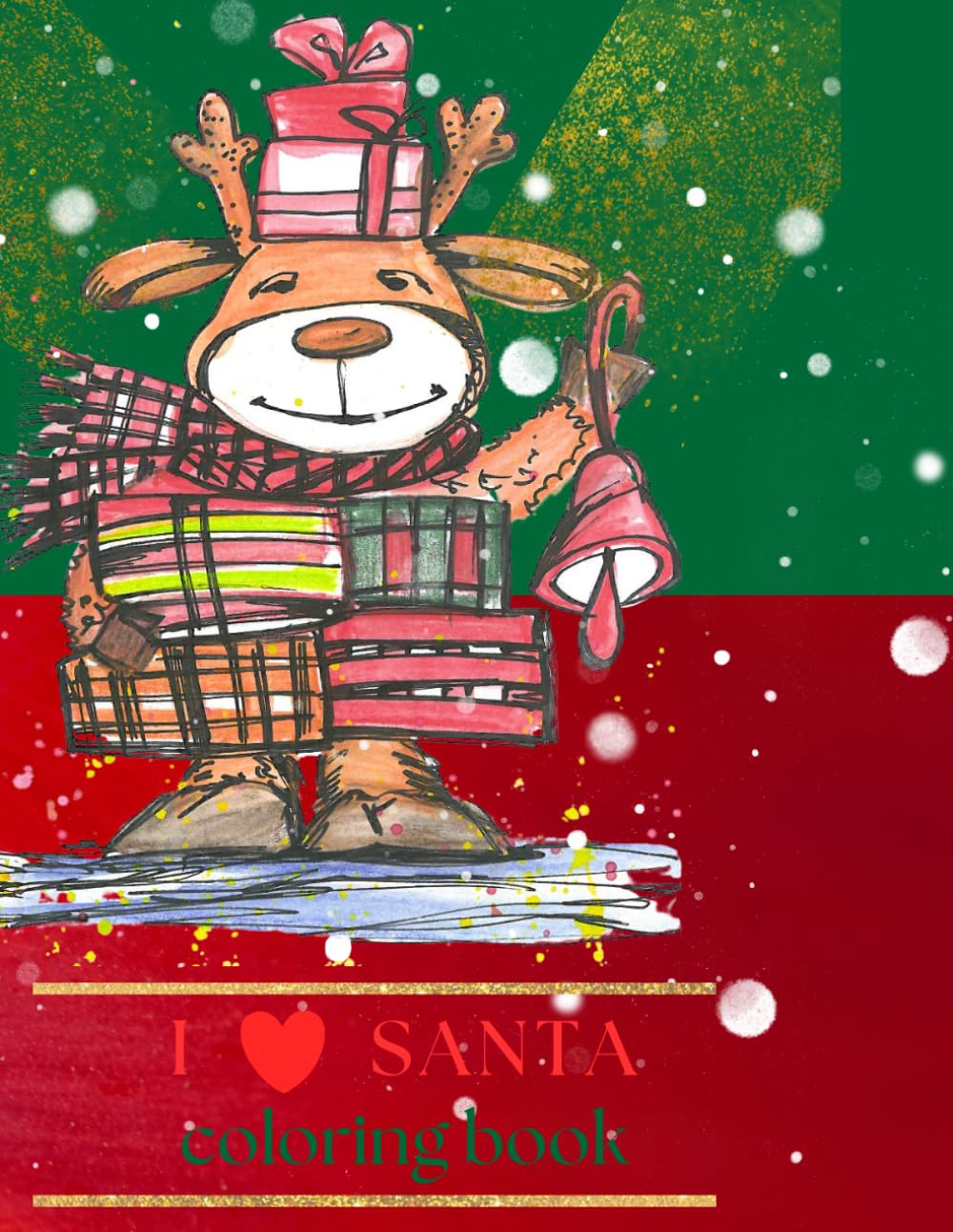 I love Santa: Christmas Coloring Book