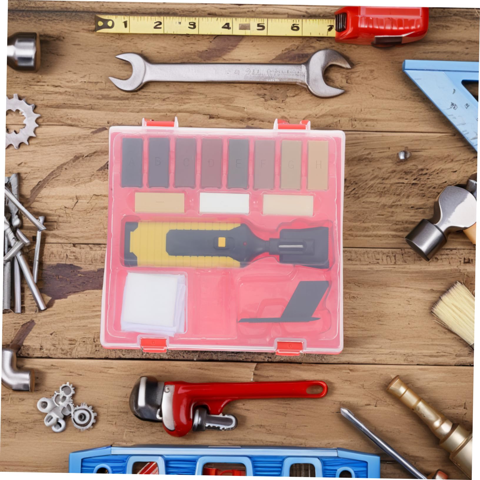 SHINEOFI Herramientas Para Reparación De Suelos De Madera Con Kit De Reparación De Rayones Para Muebles Removedor De Rayones Para Pisos De Madera Dura Cocina o Sala De Estar