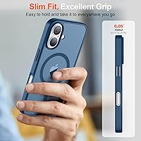 Vista 1262 de SUPFINE Funda magnética para iPhone 11 (compatible con MagSafe) (protección contra caídas de grado militar), translúcida mate a prueba de golpes