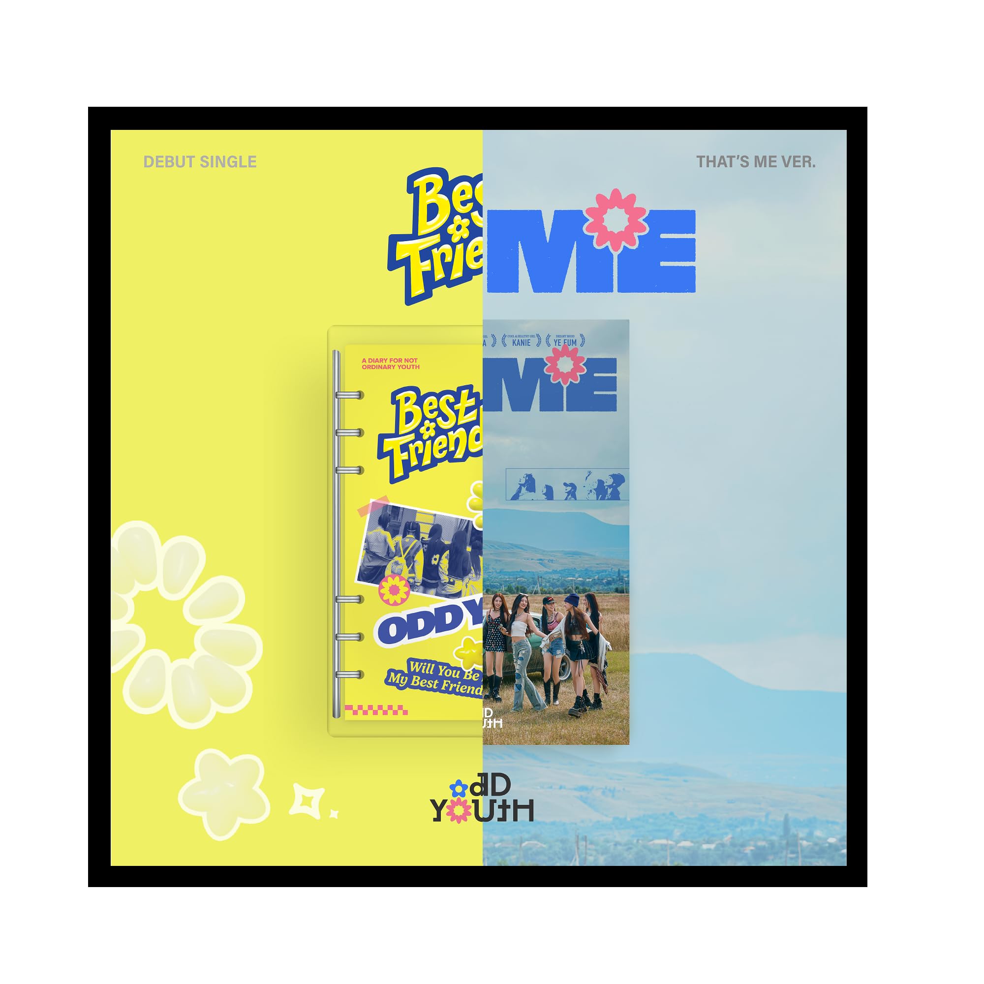 ODD YOUTH Best Friendz 1st Single Album (2 ver. SET)