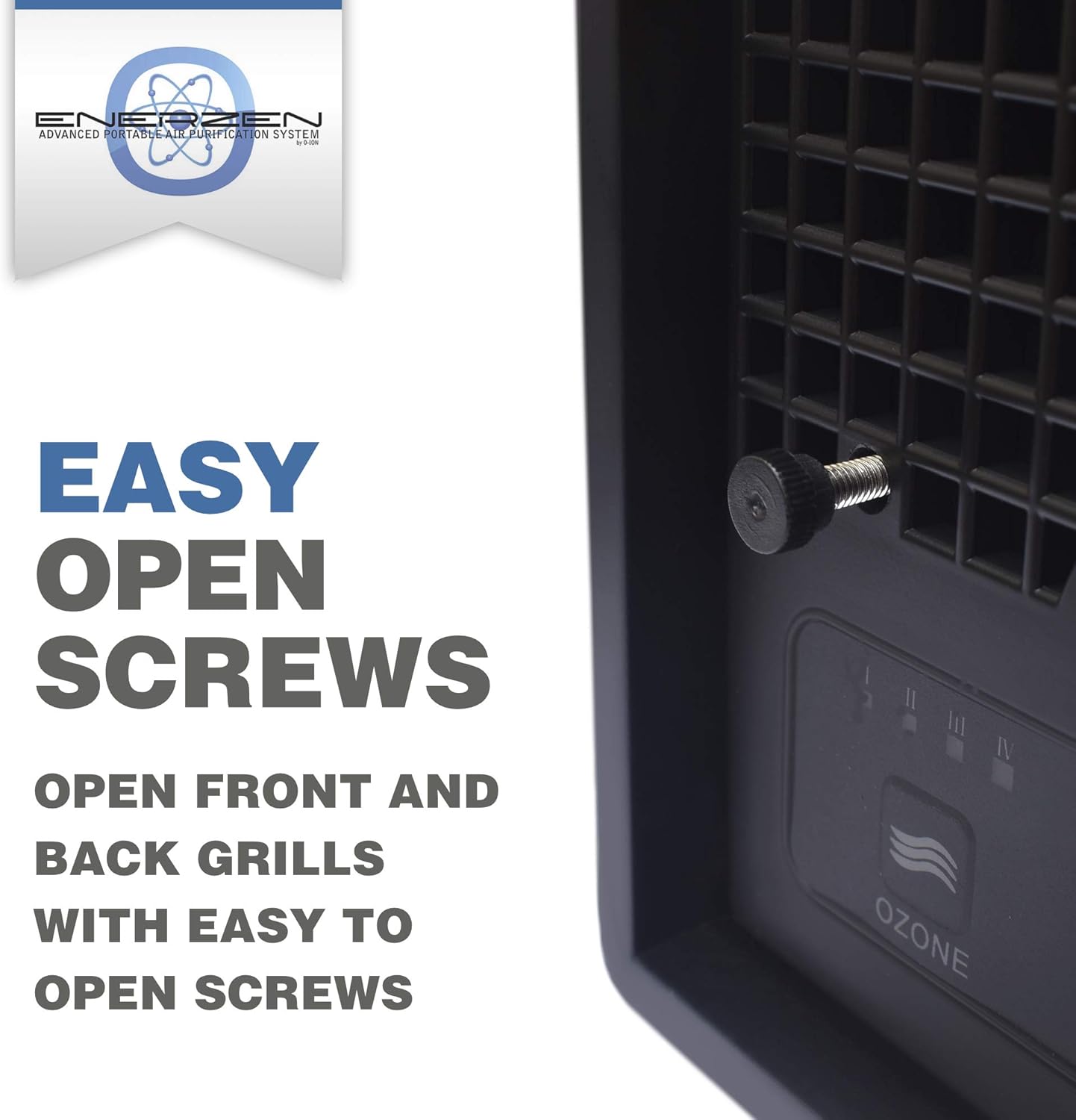 Enerzen by OION Technologies LB-555 Commercial 6-in-1 HEPA Air Purifier 4000 Sq. Ft. Ozone Ionizer Cleaner Clean Air