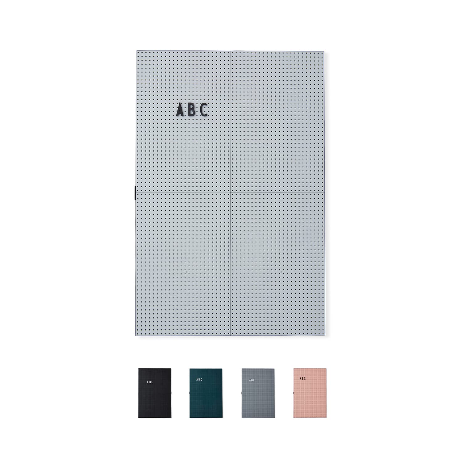 Design Letters Letterboard A3 Hellgrau | Stecktafel 42x29 cm | Memoboard | Filz-Buchstabentafel zur Dekoration | Message Board für zimmer deko, büro deko, Wanddeko | Stecktafel Buchstaben | Memotafel