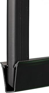 Made in America - Viper Channel Bottom Locking Track for Chain Link Fence Slats (Black)