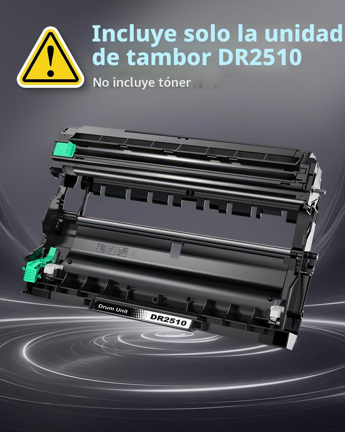 INK4U DR2510 Tambor Compatible para Toner Brother DR2510 Tambor para Brother HLL2400DW HLL2445DW HLL2400DWE,DCPL2660DW DCPL2620DW DCPL2665DW,MFCL2800DW MFCL2860DW MFCL2827DWXL