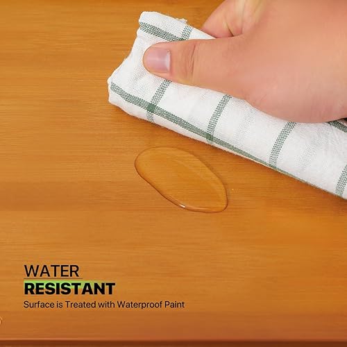 Miniatura 5 de Magshion Armario de almacenamiento de zapatos de bambú con puertas abatibles, organizador de zapatos de 7 niveles para entrada, pasillo, sala de