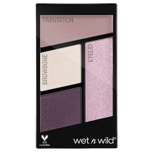 Wet n Wild, Color Icon Eyeshadow Quads, Eyeshadow Palette with Shiny and Matte Finish Eyeshadows, Long-Lasting and Easy-to-blend Formula, Petalette (Multicolor) at Rs. 200