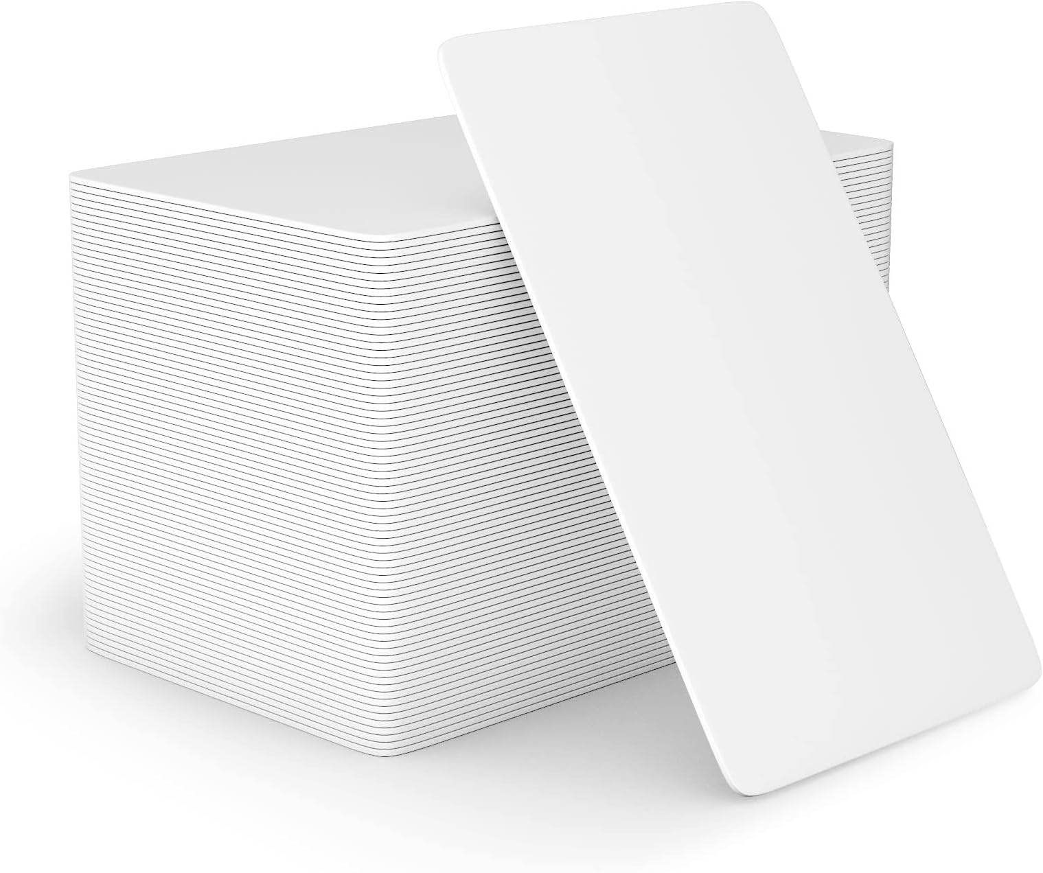 Premium Blank Inkjet PVC Cards for ID Badge Printers - Graphic Quality White Plastic CR80 30 Mil (CR8030) ID Cards - Waterproof and Double Sided Printing (230 Pack) (230)