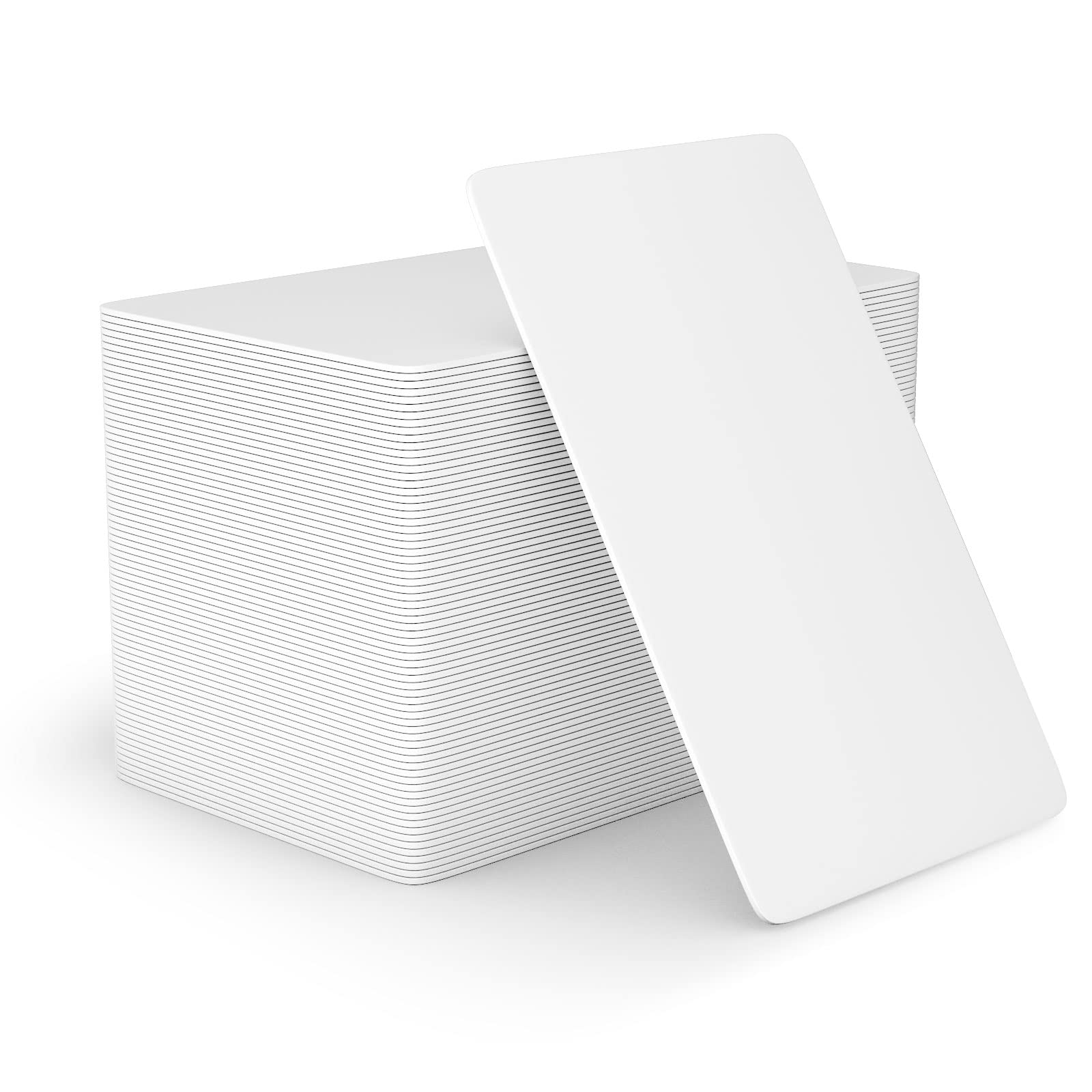 Premium Blank Inkjet PVC Cards for ID Badge Printers - Graphic Quality White Plastic CR80 30 Mil (CR8030) ID Cards - Waterproof and Double Sided Printing (230 Pack) (230)