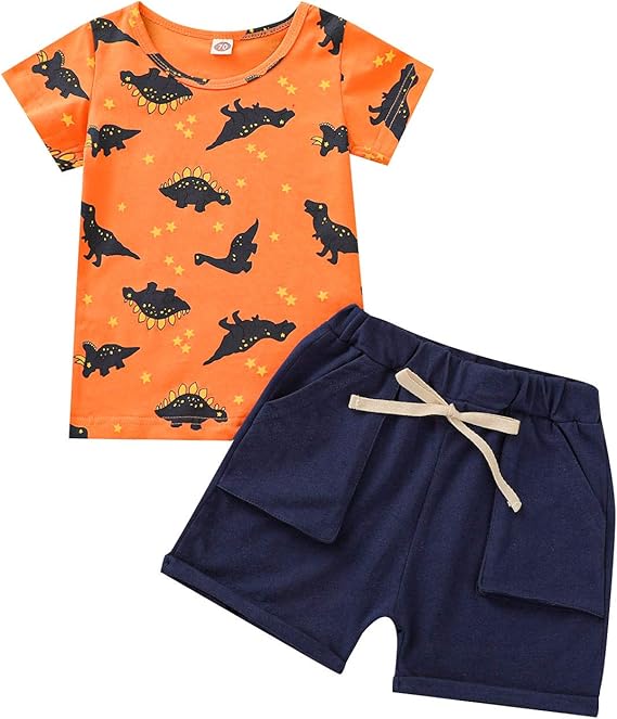 Amazon Co Jp 子供服 男の子 Mjhaiuehv ベビー服 男の子 80 夏 可愛い キッズ ベビー半袖 Tシャツ パンツ 上下セット 2点セット 子供服 ソフト 柄 新生児服 柄 無地 人気 赤ちゃん服 おしゃれ 上下セット 通園 旅行 海辺 ビーチ ベビー服 男の子 70赤ちゃん