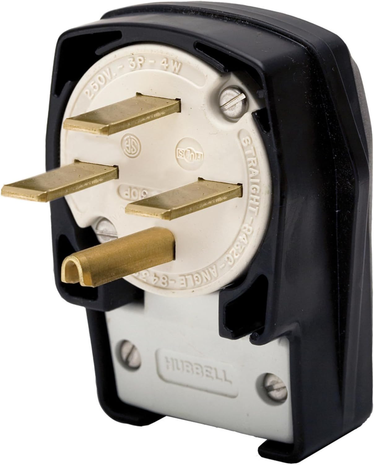 HUBBELL HBL8432C AC Plug NEMA 15-30 Male Angled