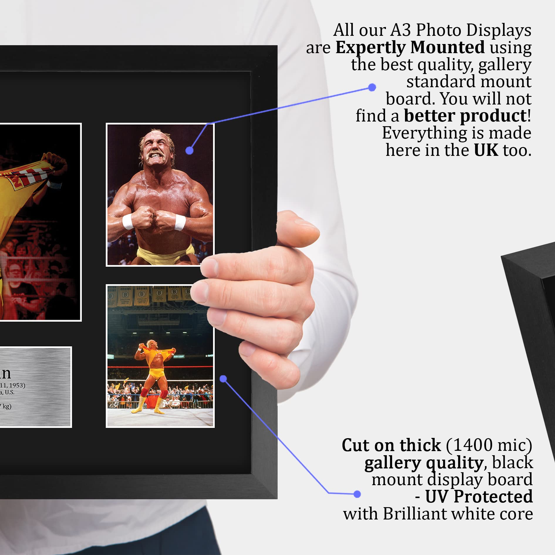 Amazon.co.jp: HWC Trading Hulk Hogan レスリング 40.6 x 30.5 cm (A3