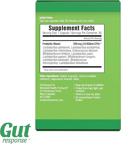 Miniatura 3 de Probiótico diario para hombres y mujeres, ralentiza el envejecimiento digestivo, aumenta el sistema inmunológico, reduce la hinchazón, sin OMG, sin